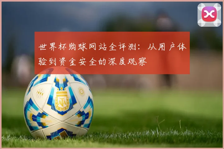 世界杯购球网站全评测：从用户体验到资金安全的深度观察